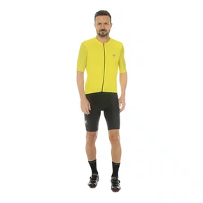 CAMISA CICLISMO MASCULINA FREE FORCE CLASSIC AMARELA TAM 3G