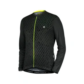 CAMISA CICLISMO MASCULINA M.LONGA FREE FORCE ASHEN PRETO G