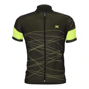 CAMISA CICLISMO MASCULINA MATTOS BIKE LINES II AMARELO G