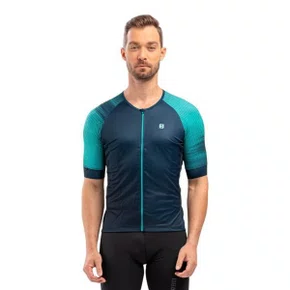 CAMISA CICLISMO UNISSEX FURBO BELIZE AZUL/VERDE XGG