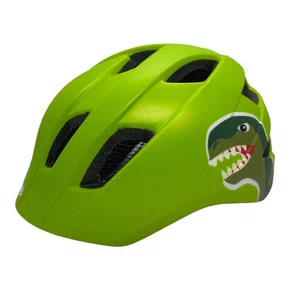 CAPACETE INFANTIL ABSOLUTE KIDS ROLL VERDE DINO M
