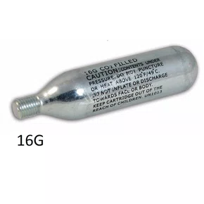 CARTUCHO C02 PARA BICICLETA16GR