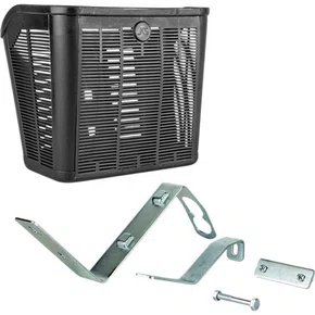 CESTA PLASTICA JKS PRETA PARA BICICLETA