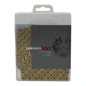 CORRENTE ORIGINAL SRAM XX1 EAGLE GOLD/DOURADA 12V 126 ELOS