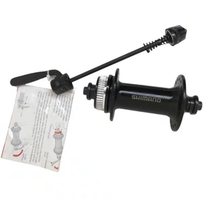 CUBO DIANTEIRO SHIMANO HB-QC300 133MM CENTER LOCK 32F PRETO