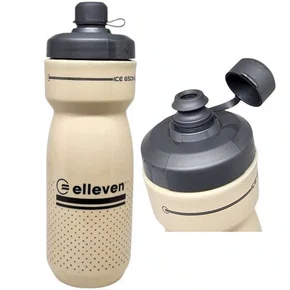 GARRAFA ISOTERMICA ELLEVEN 650ML CINZA/BEGE