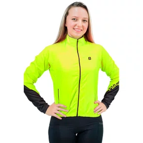 JAQUETA CORTA VENTO FEMININA FURBO ASPEN GLINT AMARELA TAM G