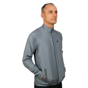 JAQUETA CORTA VENTO MASCULINA FURBO ASPEN SIDE GRAND CINZA G