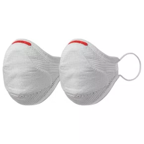 KIT 2 MASCARAS FIBER AIR FACIAIS UNISSEX LAVAVEL BRANCA G