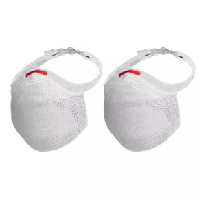 KIT 2 MASCARAS FIBER SPORT FACIAIS UNISSEX LAVAVEL BRANCA PA