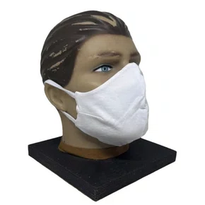 KIT 5 MASCARAS FACIAIS ALGODAO BRANCA G LAVAVEL