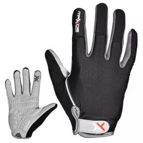 LUVA CICLISMO MATTOS RACING DEDO LONGO CINZA GEL