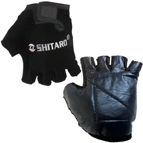 LUVA CICLISTA LYCRA SHITARO PRETA TAM G