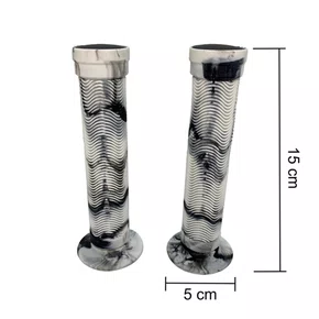 MANOPLA BMX/FREERIDE GIOS GI 075H BRANCA C/FLANGE