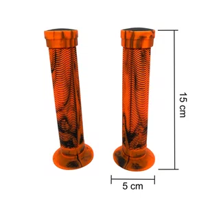 MANOPLA BMX/FREERIDE GIOS GI 075H LARANJA C/FLANGE