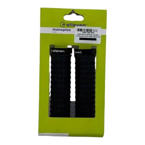 MANOPLA ELLEVEN BORRACHA C/TRAVA ANTI-DESLIZANTE 132MM PRETA