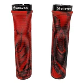 MANOPLA ELLEVEN MTB CAMUFLADA 130MM TRAVA PRETA/VERDE