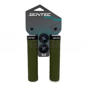 MANOPLA SENTEC RS TRAIL C/TRAVA 130MM VERDE MILITAR