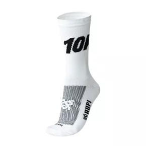 MEIA PARA CORRIDA E CICLISMO HUPI 10K BRANCA