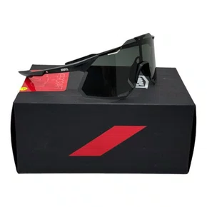 OCULOS 100% HYPERCRAFT XS MATTE BLACK SMOKE LENS PRETO