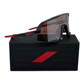 OCULOS 100% SLENDALE GLOSS CARBON FIBER HIPER CRIMSON SILVER