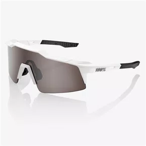 OCULOS ESPORTIVO 100% SPEEDCRAFT SL BRANCO/PRETO HIPER