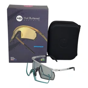 OCULOS CICLISMO HB SPINNER MATTE CRYSTAL/PINE GREEN LENTE SI