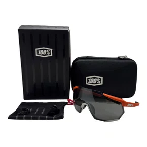 ÓCULOS ESPORTIVO 100% RACETRAP SOFT TACT OXYFIRE BLACK LENS