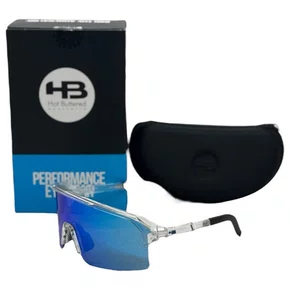 OCULOS ESPORTIVO HB EDGE GLOSS CRYSTAL LENTE BLUE CHROME