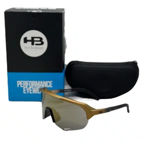 OCULOS ESPORTIVO HB EDGE R MATTE GRADIENT BLACK GOLD LENTE G
