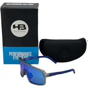 OCULOS ESPORTIVO HB GRINDER M ONYX/BLUE LENTE BLUE CHROME