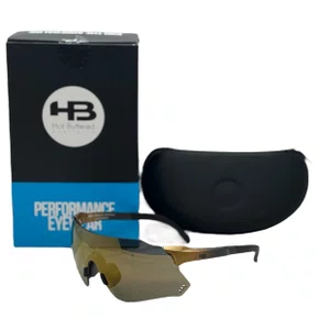 OCULOS ESPORTIVO HB QUAD X 2.0 MATTE GRADIENT BLACK GOLD LEN