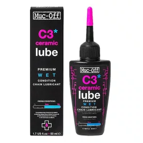 OLEO/LUBRIFICANTE MUC-OFF P/ CORRENTE BIKE C3 CERAMIC UMIDO 