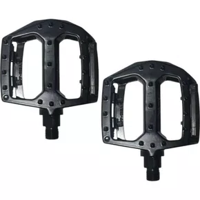 PEDAL 9/16 ROSCA GROSSA PLATAFORMA ALUMINIO PRETO