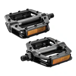 PEDAL FP-922 PLATAFORMA ALUMINIO PRETO ROSCA FINA