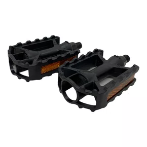 PEDAL MTB 1/2 ROSCA FINA PLASTICO PRETO