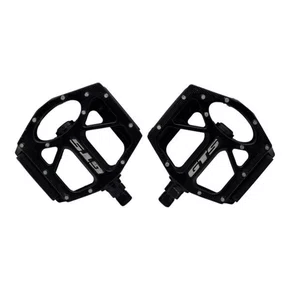 PEDAL PLATAFORMA GTS ROSCA GROSSA ESFERADO ALUMINIO PRETO