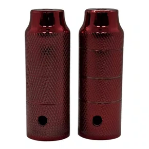 PEDANA/TROLHA VERMELHO GROSSA AÇO ABSOLUTE WHEELING/GRAU/BMX