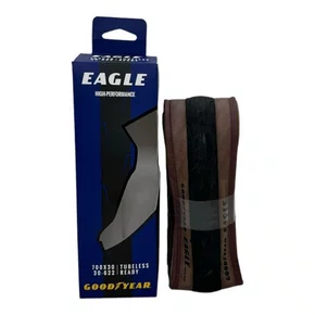 PNEU SPEED GOODYEAR EAGLE TUBELESS READY 700X28 PRETO/MARROM