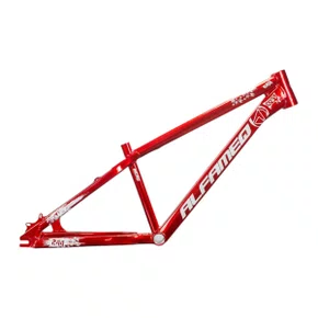 QUADRO ALFAMEQ FURIA VERMELHO ARO 26 WHEELING/GRAU TAM 13