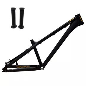 QUADRO GIOS DJ DIRT JUMP/WHEELING ARO 26 PRETO/DOURADO