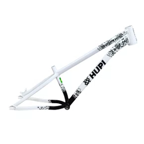 QUADRO HUPI STRIP BRANCO/PRETO GANCHEIRA HORIZONTAL WHEELING