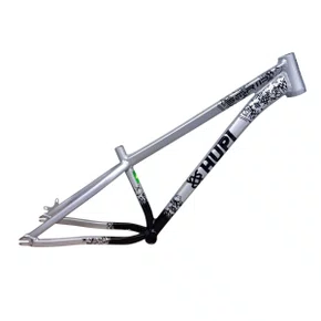 QUADRO HUPI STRIP PRATA/PRETO GANCHEIRA HORIZONTAL WHEELING