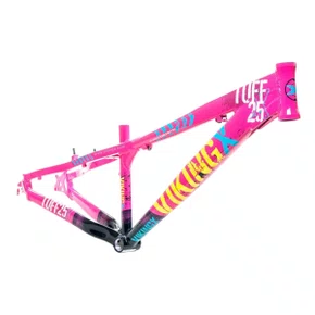 QUADRO VIKINGX TUFF X-25 ARO 26 ROSA/AZUL WHEELING/GRAU