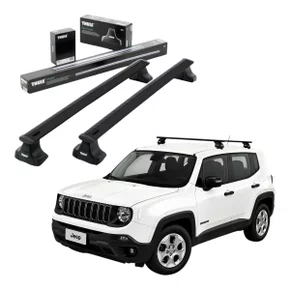RACK THULE WINGBAR ALUMINIO JEEP RENEGADE SEM LONGARINAS