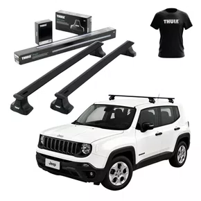 RACK THULE WINGBAR ALUMINIO JEEP RENEGADE SEM LONGARINAS