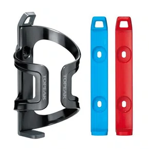 SUPORTE DE CARAMANHOLA TOPEAK DUALSIDE CAGE EX - CINZA/VERM/