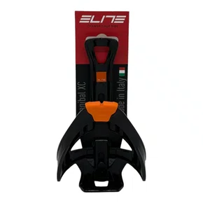 SUPORTE GARRAFA/CARAMANHOLA ELITE CANNIBAL XC PRETO/LARANJA