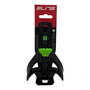 SUPORTE GARRAFA/CARAMANHOLA ELITE CANNIBAL XC PRETO/VERDE