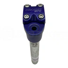 SUPORTE GUIDAO BMX ALUMINIO AZUL 4 PARAFUSOS